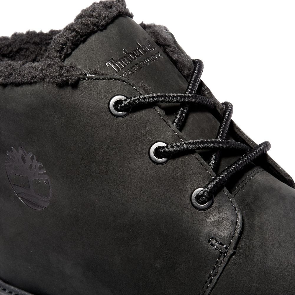 Timberland Mens Chukka Boots Richmond Ridge Waterproof - Black - India JD3706458